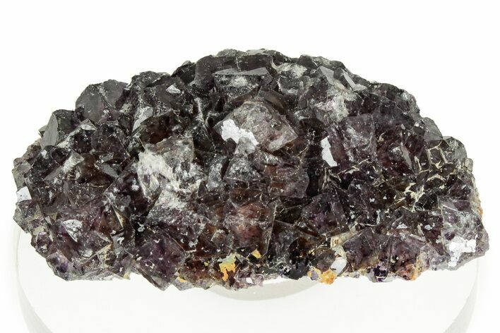 Lustrous Purple Cubic Fluorite Cluster - Okorusu Mine, Namibia #326554
